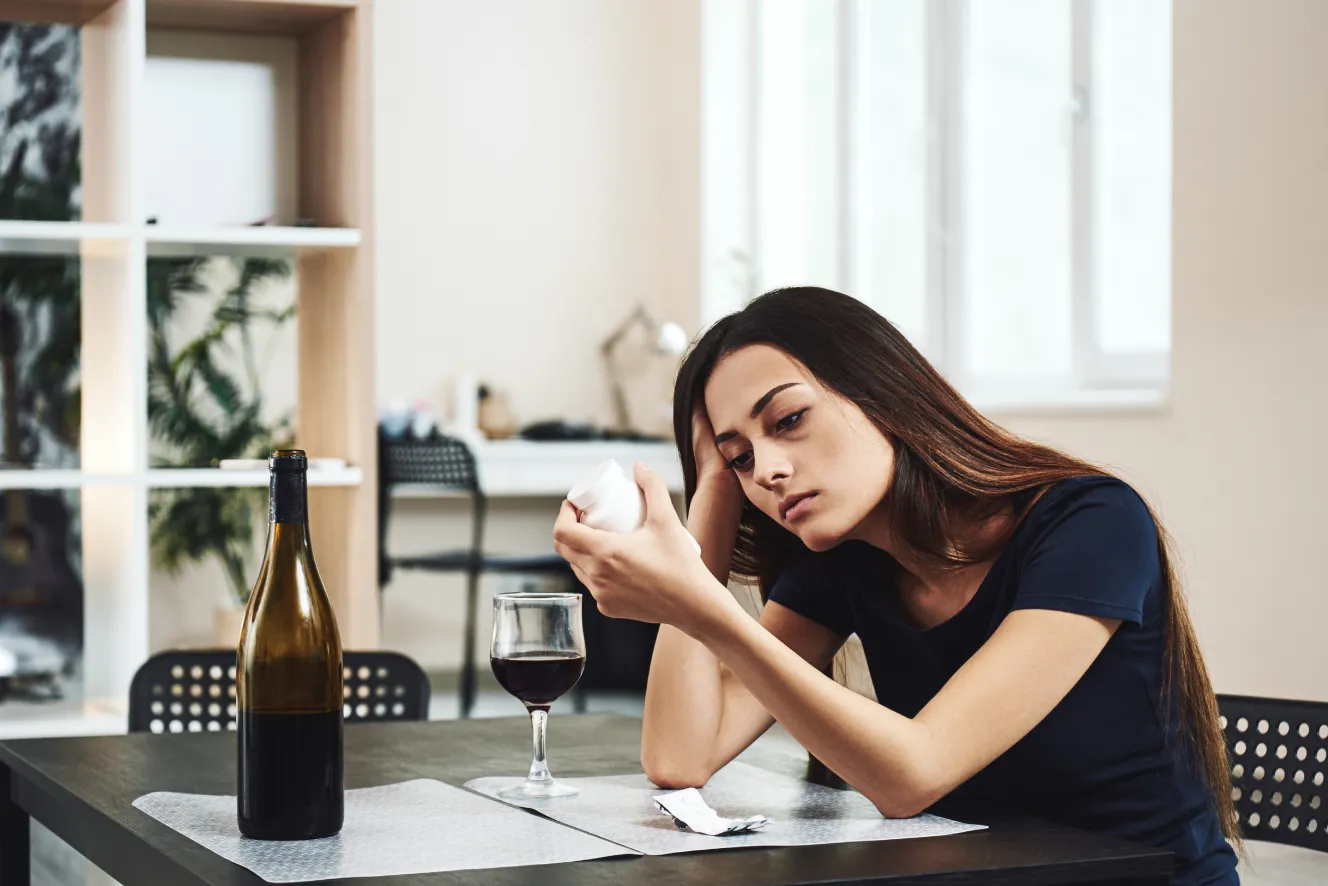 foto mujer desafortunada